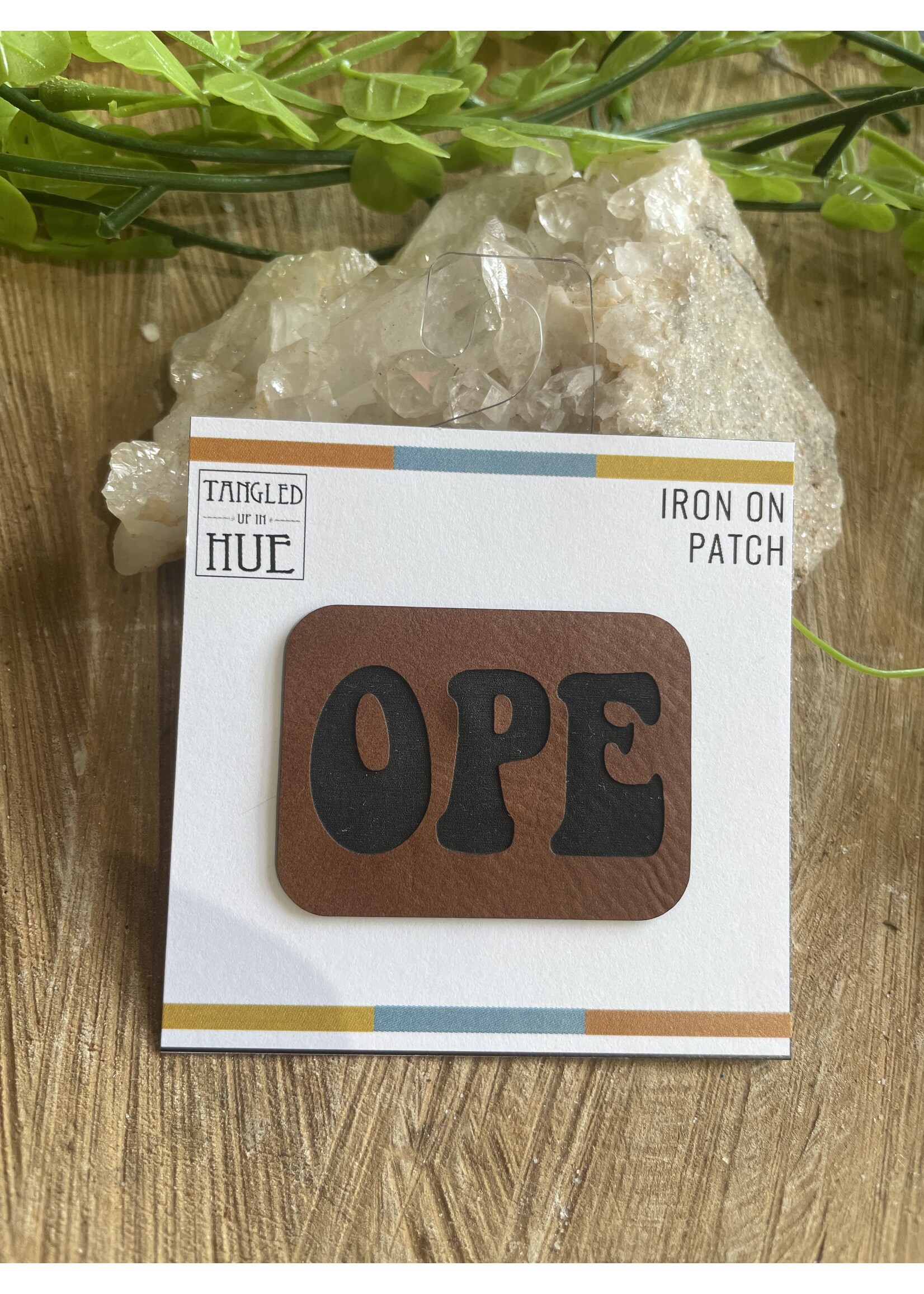 Tangled Up In Hue Leather Patch - Ope