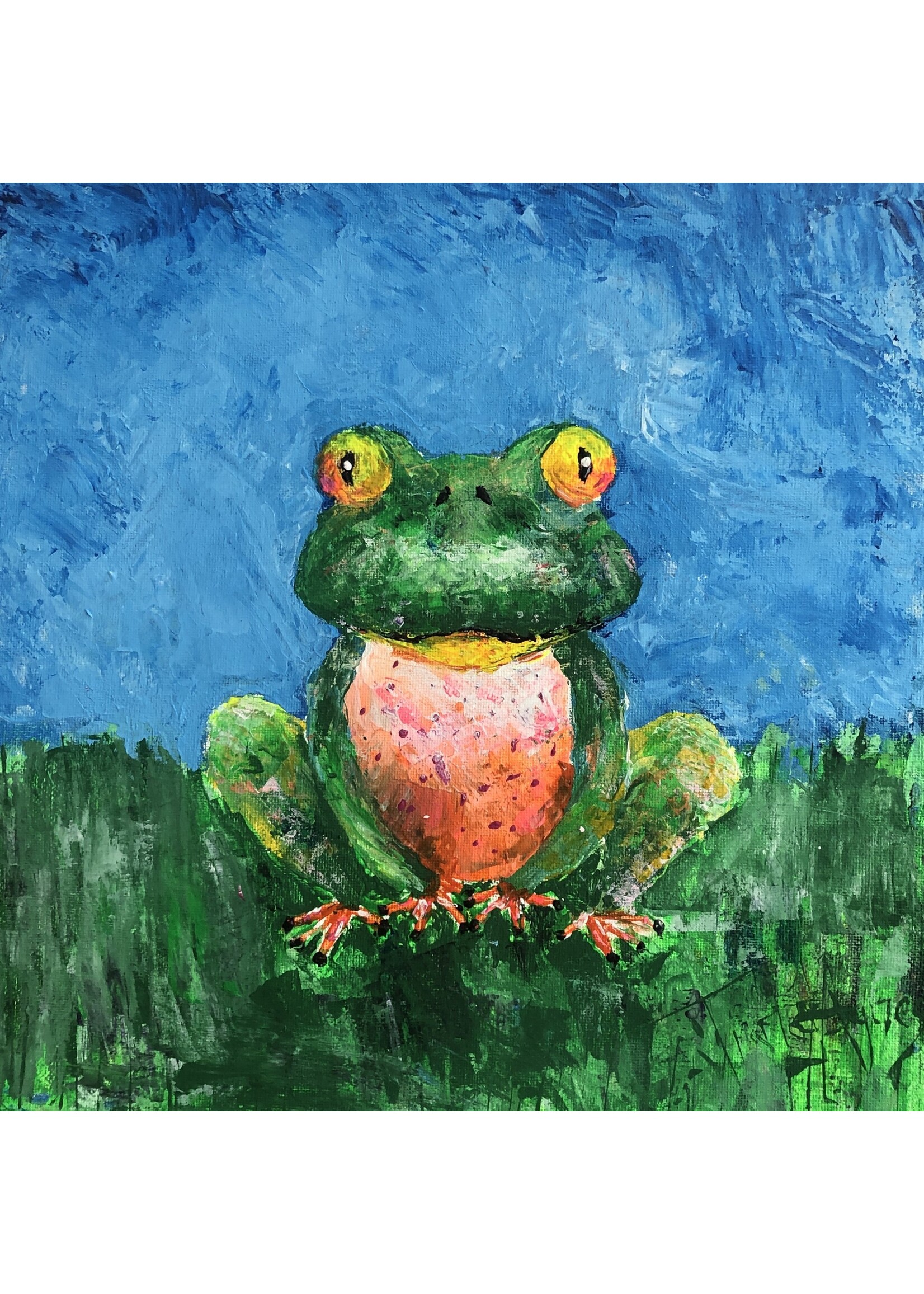 Canvas and Soul Froggy Acrylic - 12x12