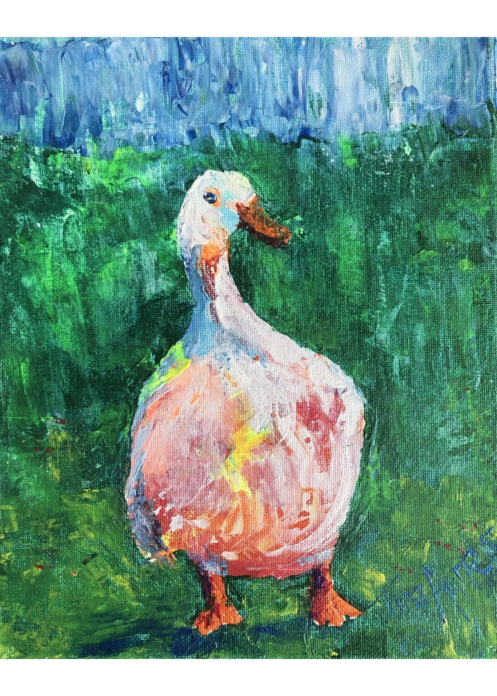 Goose acrylic - 8x10 - Tangled Up In Hue