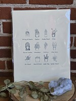 Tangled Up In Hue Screen Print - Houseplant Lover