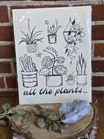 Tangled Up In Hue Screen Print - All The Plants
