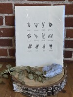 Tangled Up In Hue Screen Print - Herb Lover
