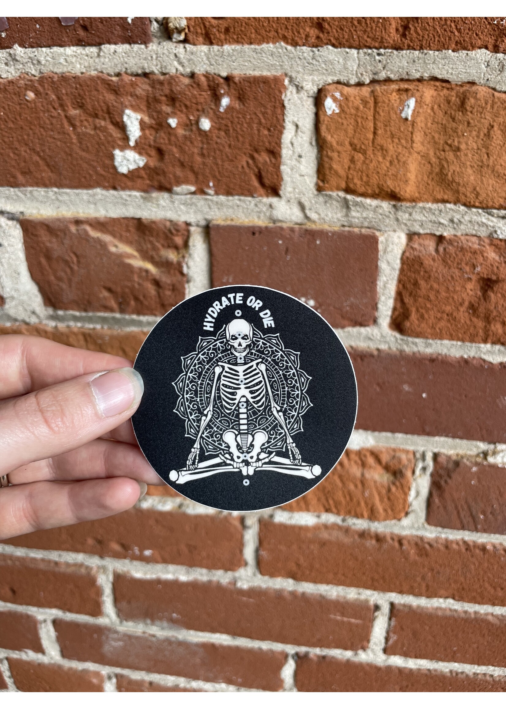Tangled Up In Hue Sticker - Hydrate or Die