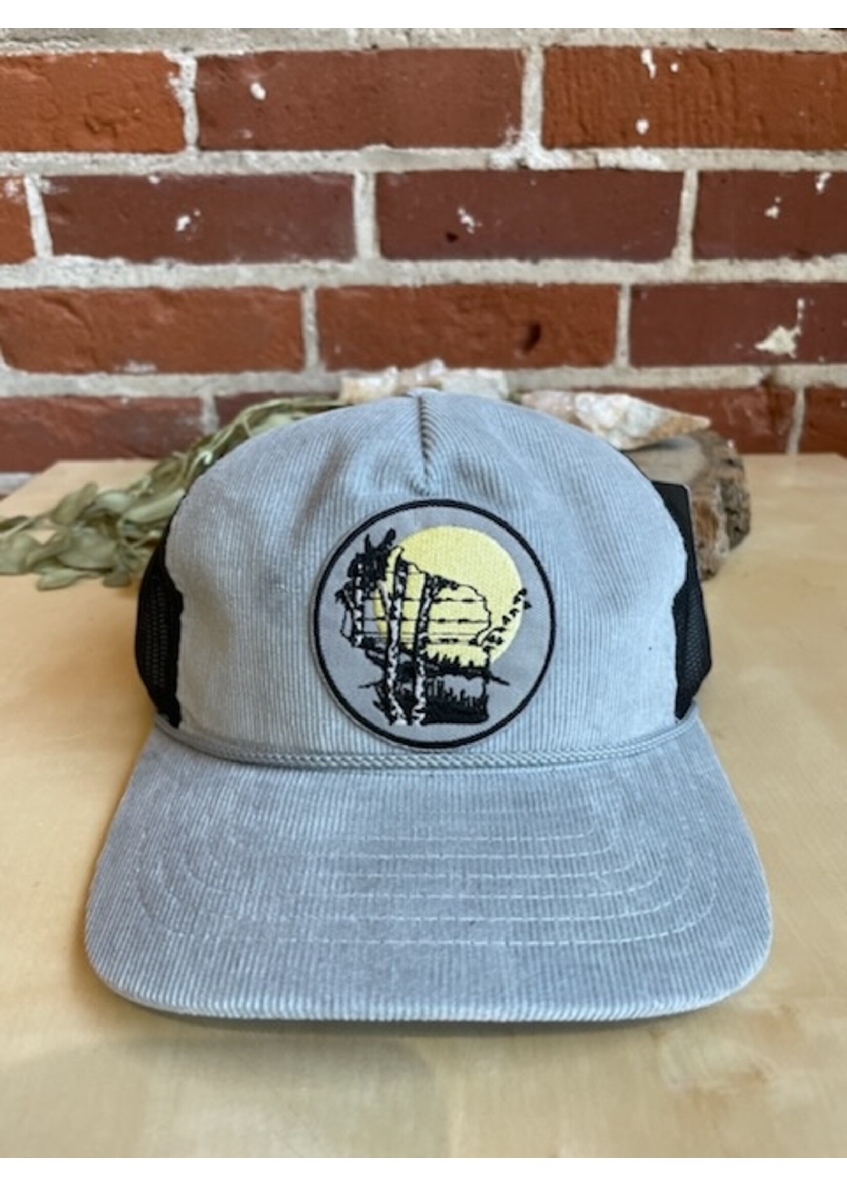 Tangled Up In Hue Hat - Corduroy Trucker: