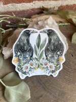 Tangled Up In Hue Sticker - Crow Duo