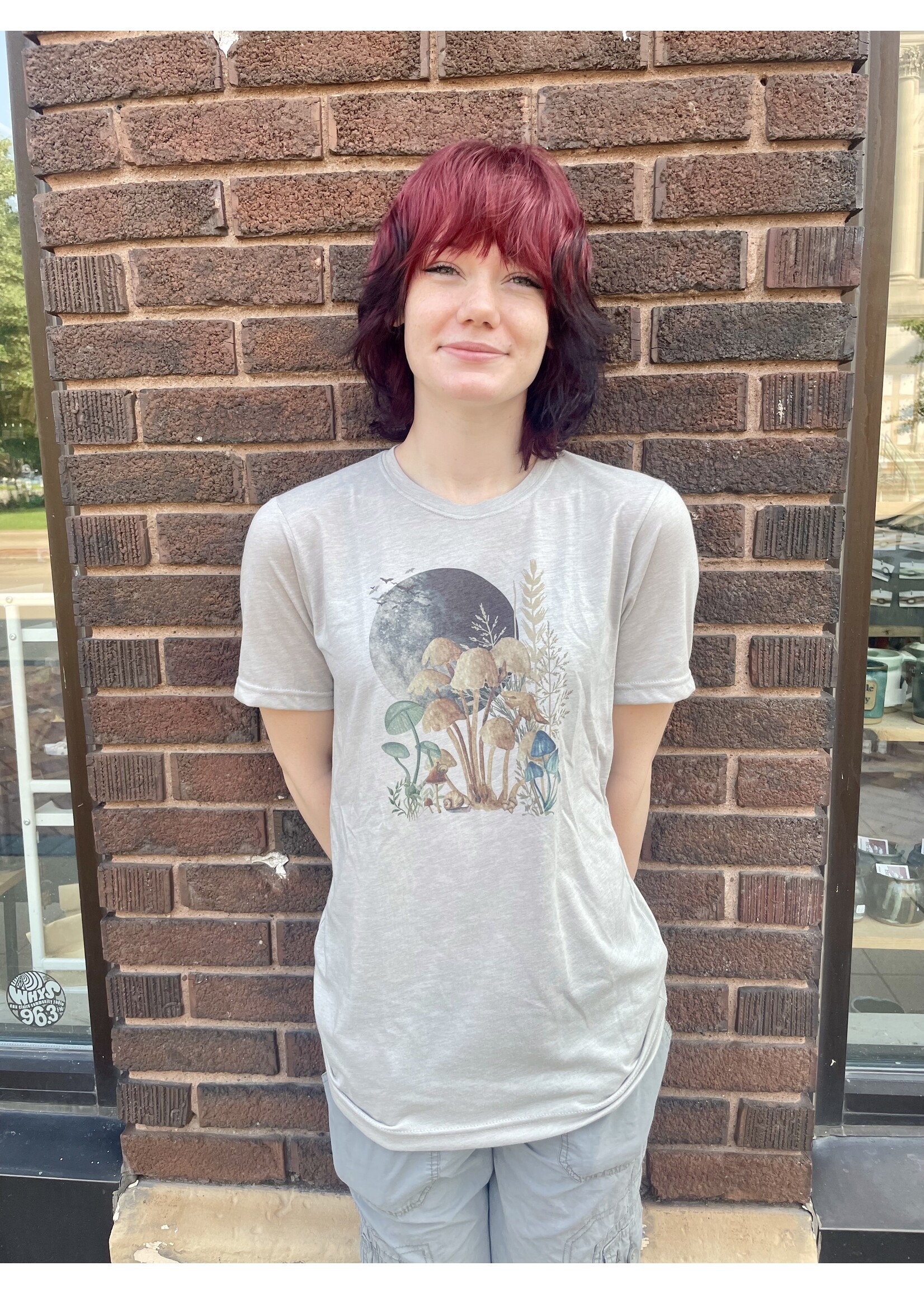 Tangled Up In Hue Mushroom & Moon Tangled Tee