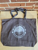 Tangled Up In Hue Moon Over Midwest - Lg Grey Tote