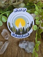 Tangled Up In Hue Sticker - Eau Claire Pines Sun Circle
