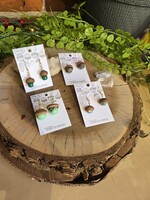 Tangled Up In Hue Locally Foraged Acorn Top Earrings