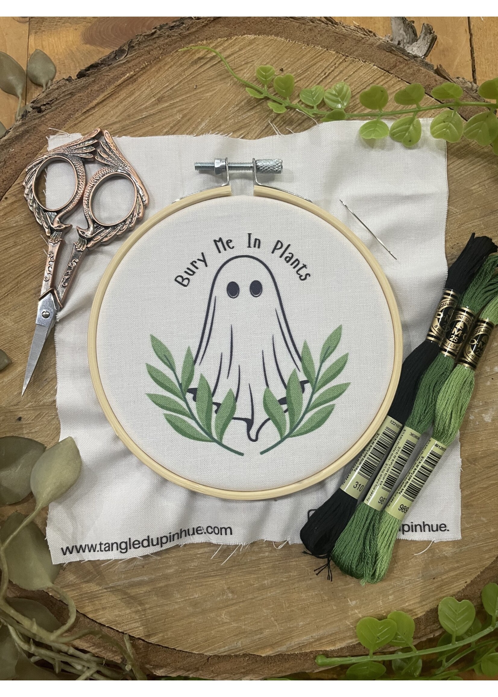 DIY Bury Me In Plants Stitch Kit