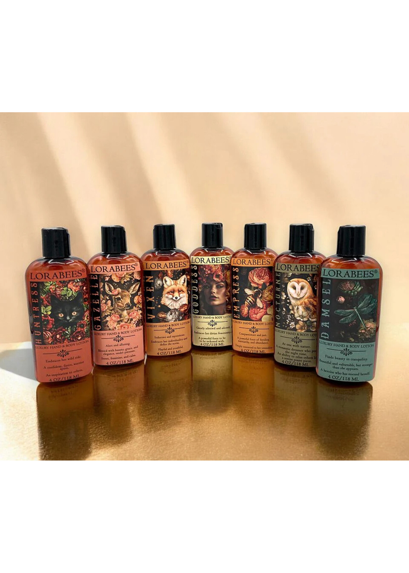 Lorabees Goat Milk Hand & Body Lotion - Aura Collection 4oz