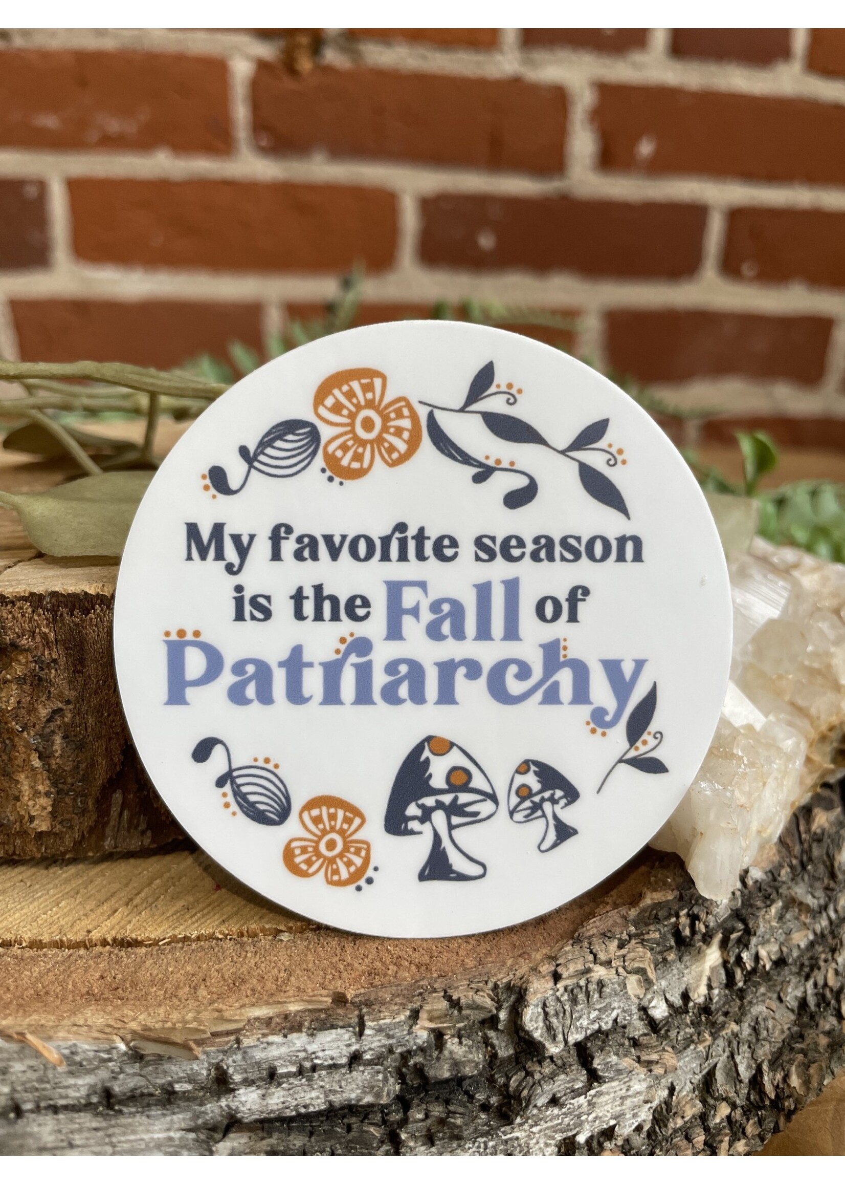 Tangled Up In Hue Sticker - Fall of the Patriarchy