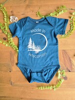 Tangled Up In Hue Made In Wisconsin Onesie