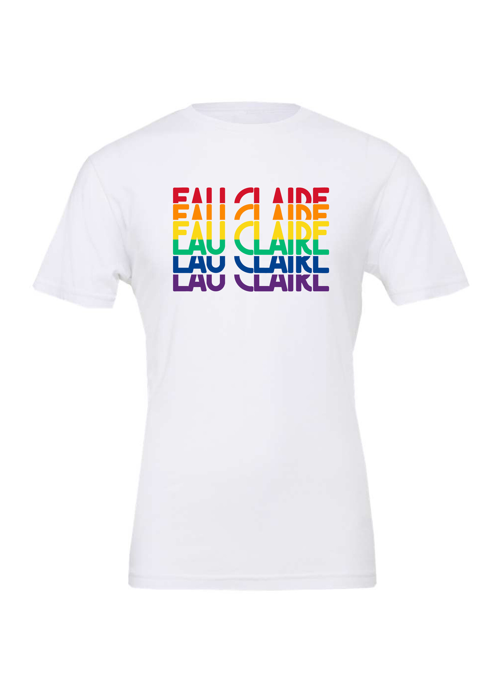 Pride Eau Claire Fade Adult T-Shirt