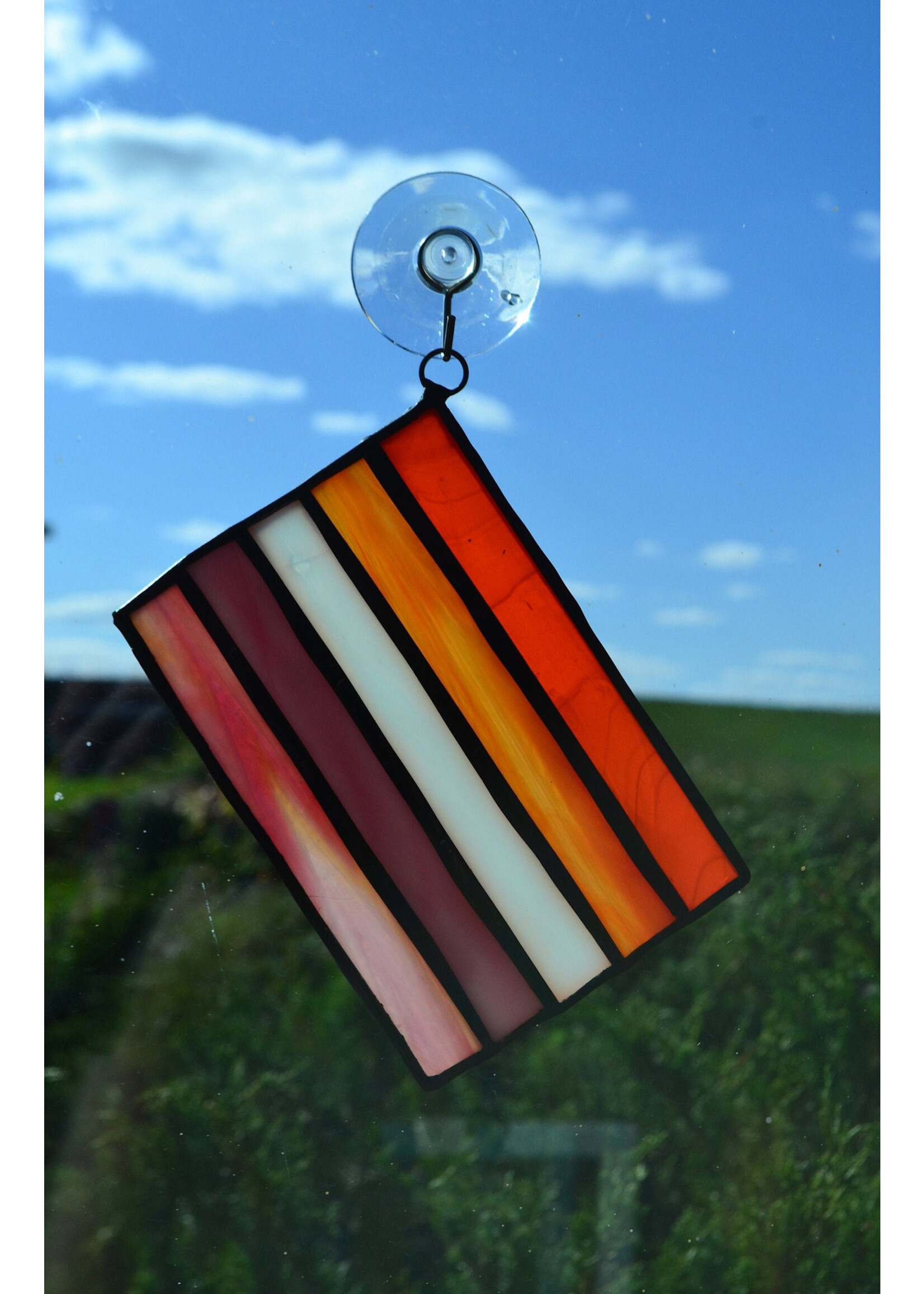 Stained Glass Pride Flag -
