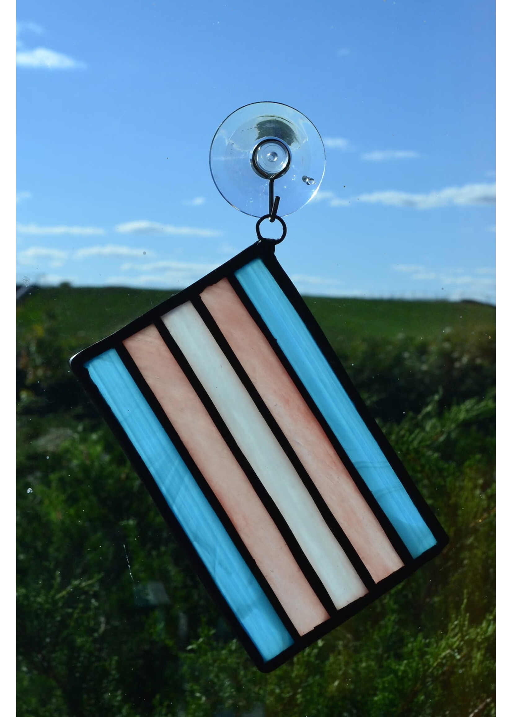 Stained Glass Pride Flag -