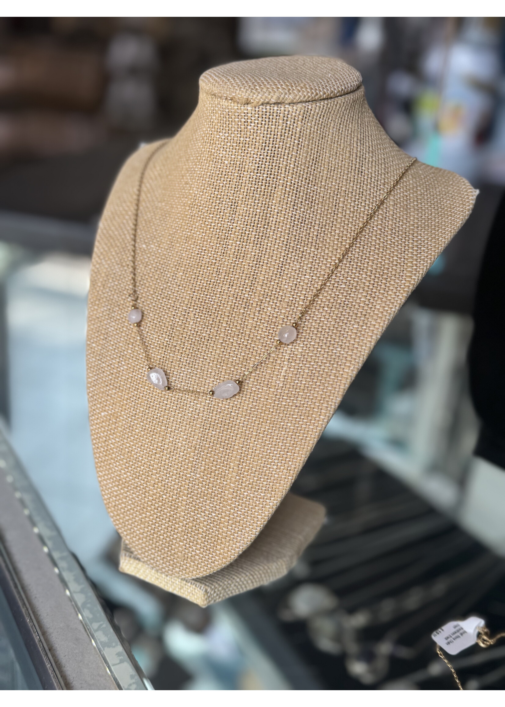 Tangled Jewelry Small Stone Chain Necklaces