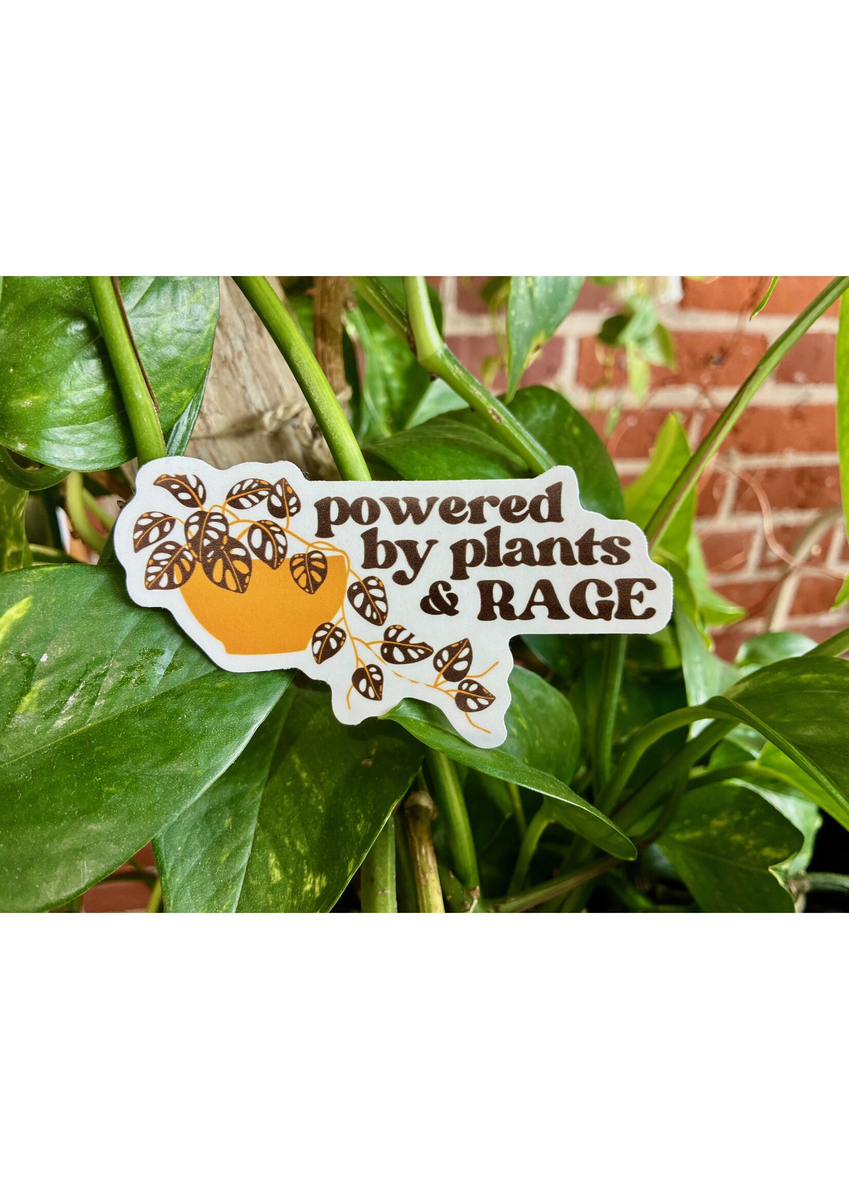 Tangled Up In Hue Sticker - Powered by plants & RAGE
