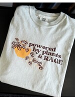 Powered By Plants & Rage Adult T-Shirt