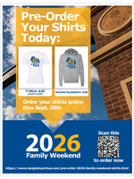 Pre-Order: 2026 Family Weekend Shirts