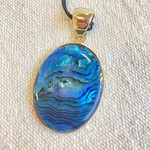 Charles Albert Blue Abalone Pendant