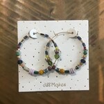 Jeweled Tone Hoops