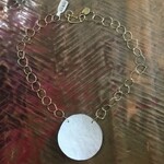 Dora Haralambaki Large Disc Necklace - Solid