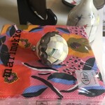 MacKenzie-Childs Sterling Check Petit Four Knob