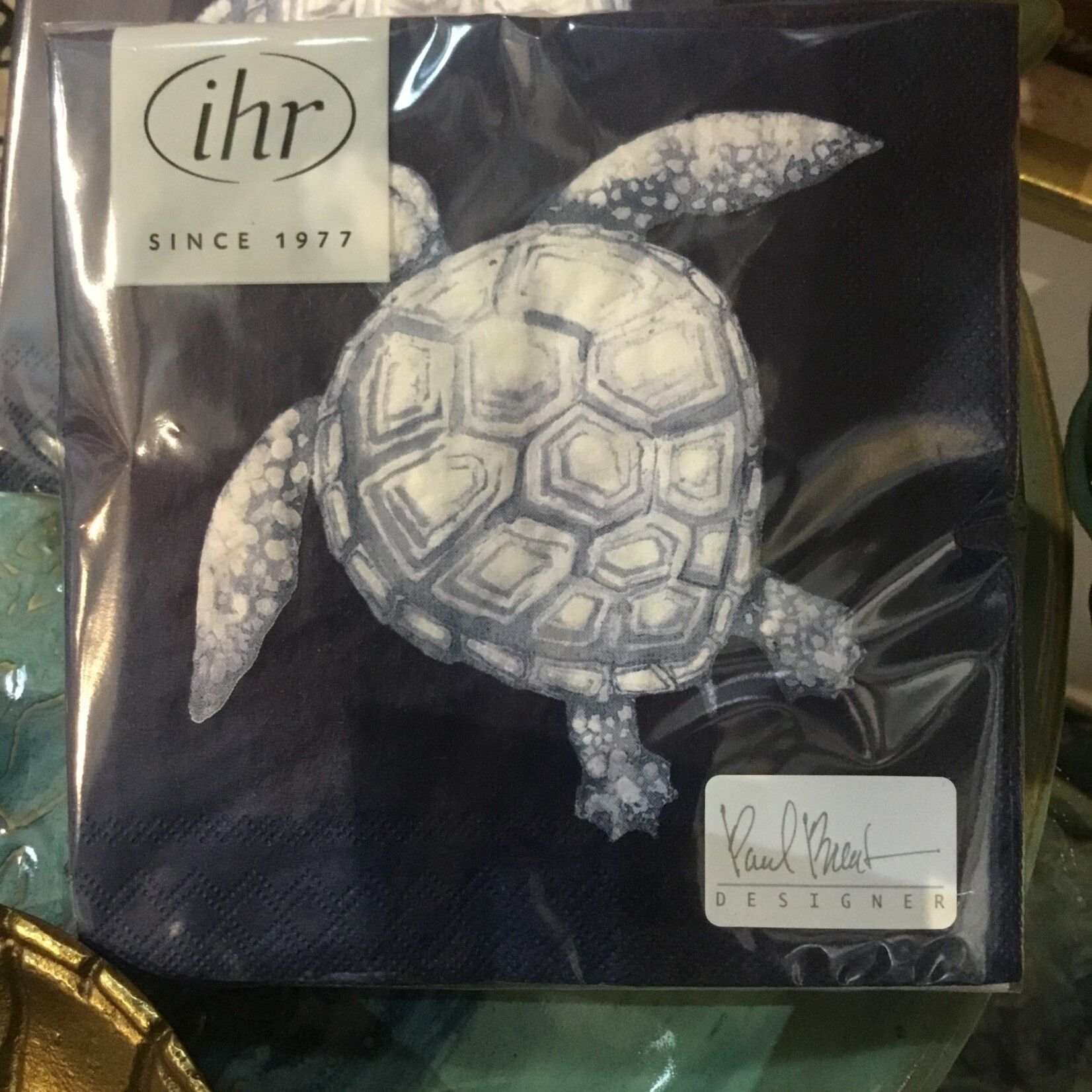Sea Turtle Cocktail Napkin