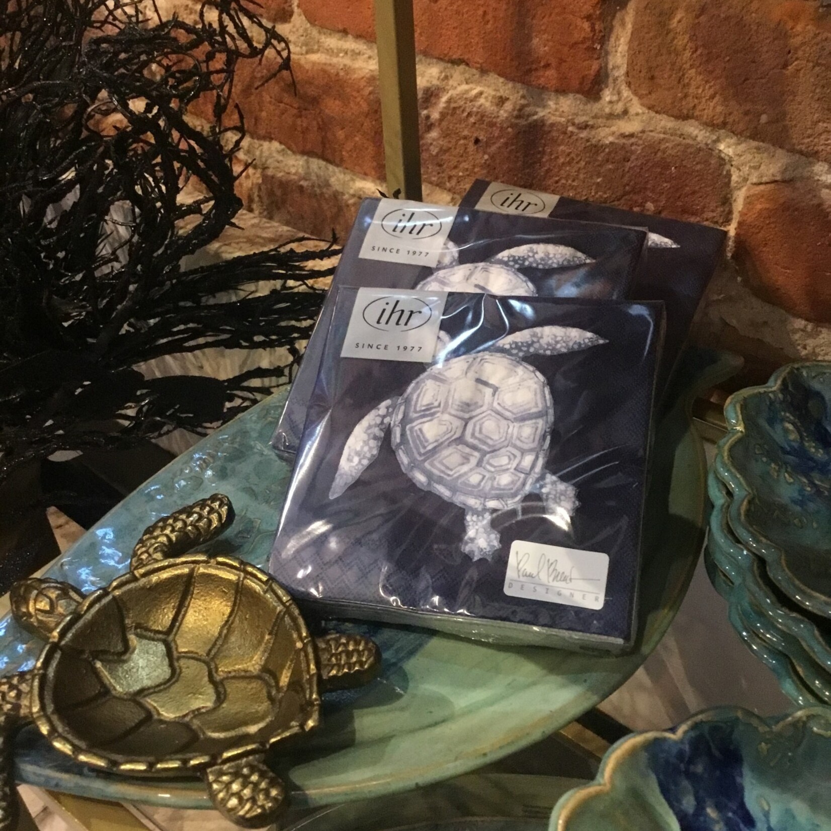 Sea Turtle Cocktail Napkin