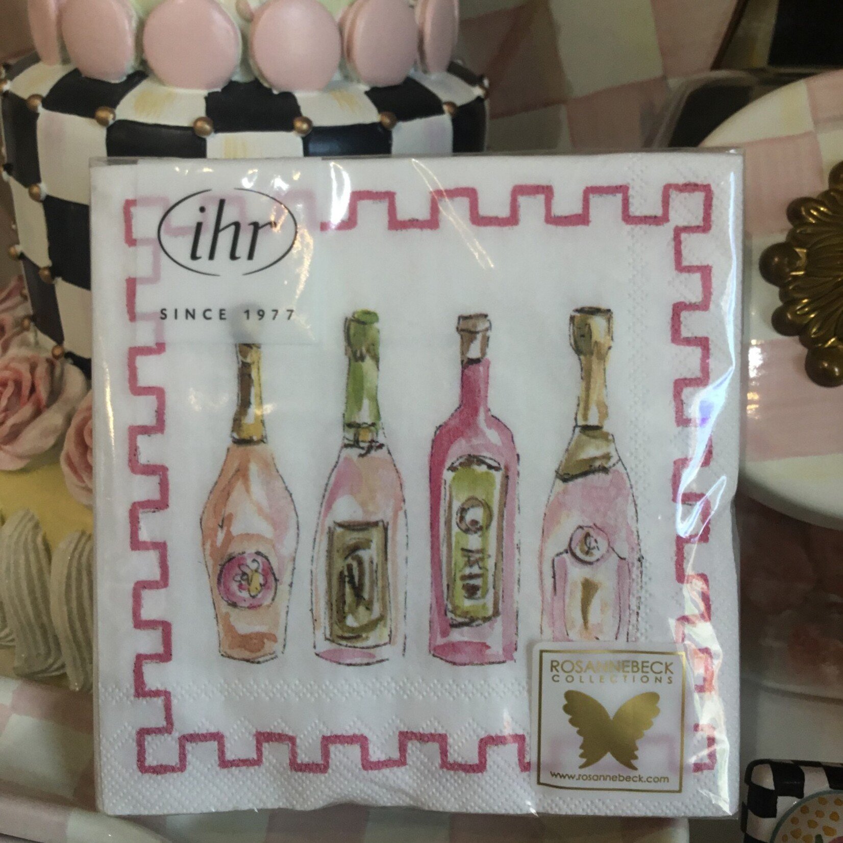 Pink Champagne Cocktail Napkins