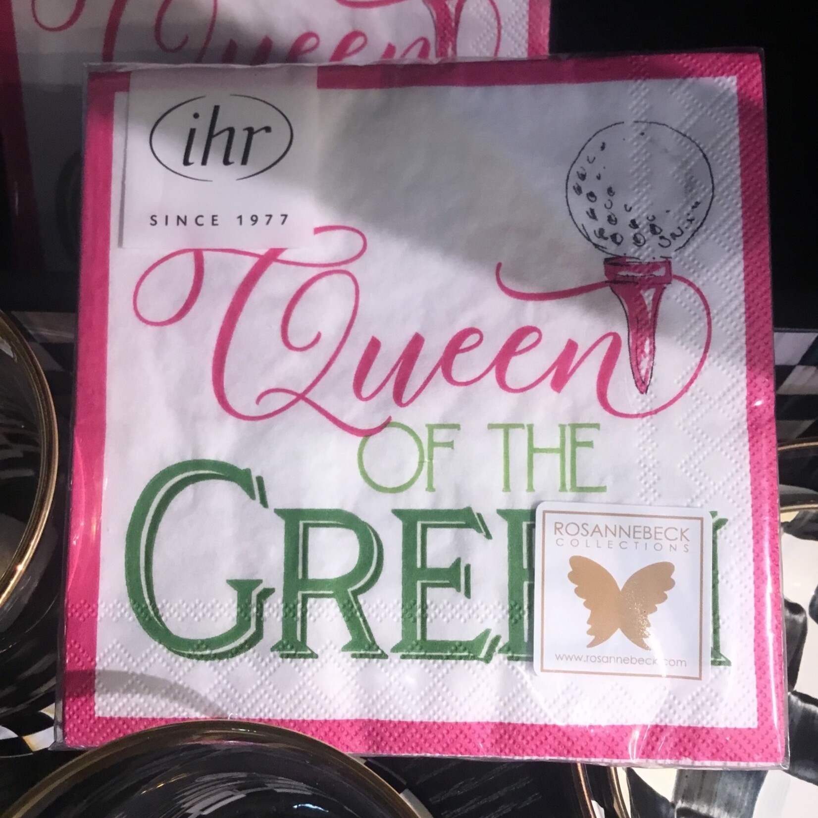 Queen of the Green Cocktail Napkins