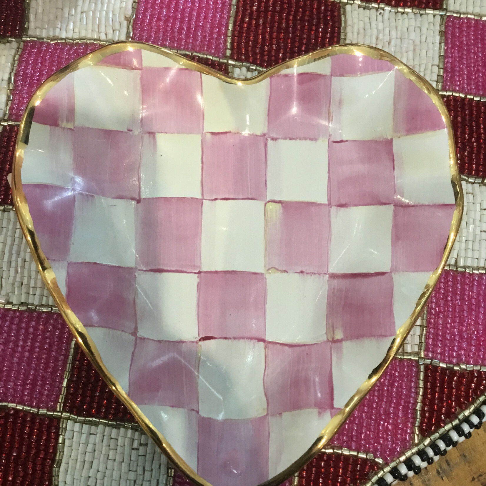 MacKenzie-Childs Hope Heart Plate