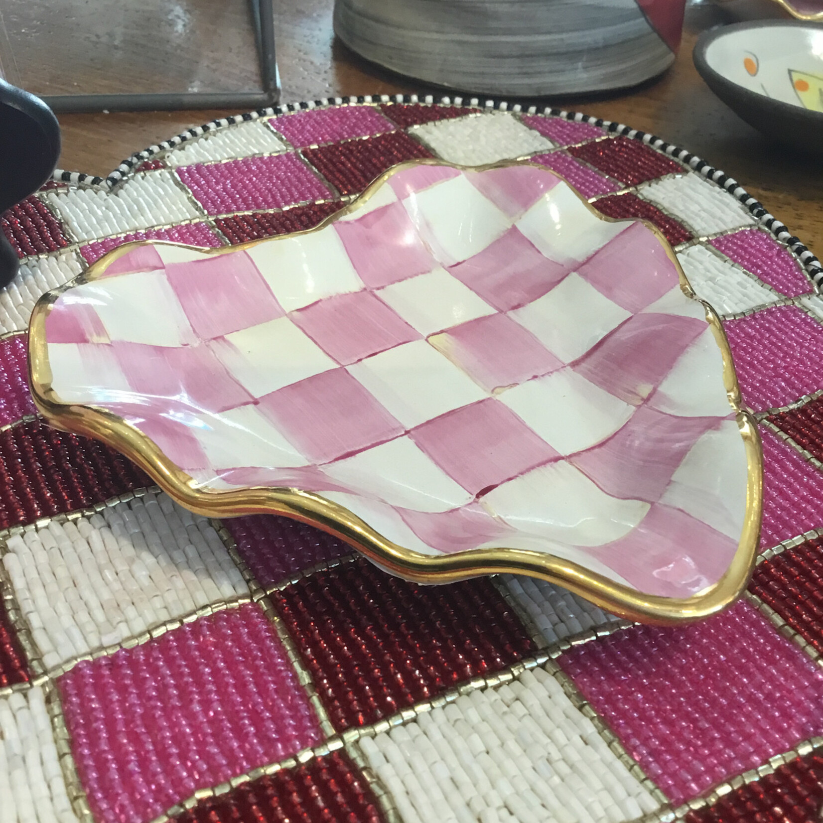 MacKenzie-Childs Hope Heart Plate