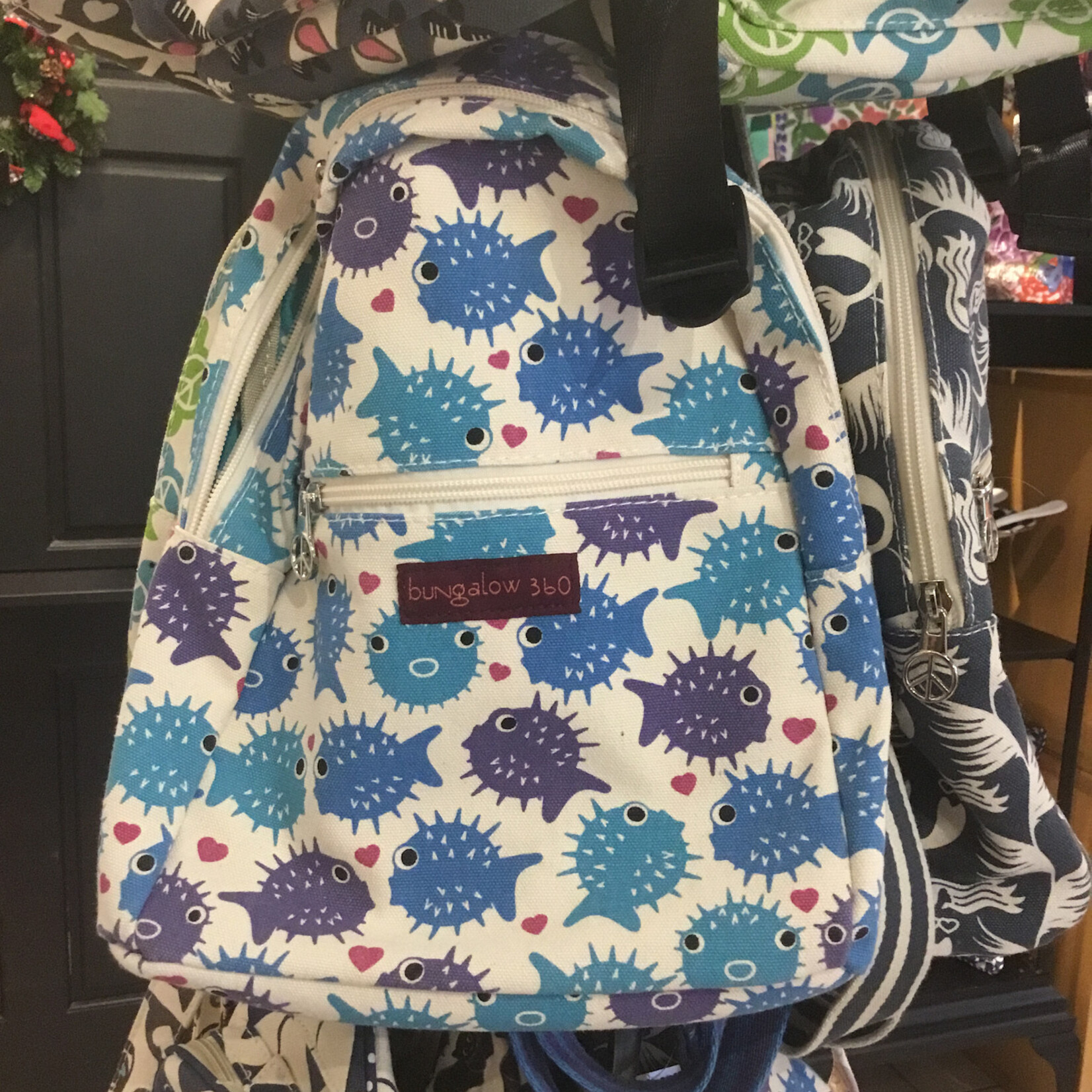 Bungalow 360 Adult Backpack Puffer Fish