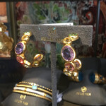 Julie Vos Kaleidoscope Hoop Multi-Stone
