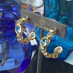 Julie Vos Kaleidoscope Hoop Bahamian Blue
