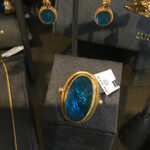 Julie Vos Cannes Statement Ring Iridescent London Blue - 8