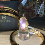 Julie Vos Cannes Statement Ring Iridescent Rose - 7