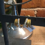 Julie Vos Hydra Triple Hoop Pearl