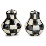 MacKenzie-Childs courtly check salt & pepper shakers