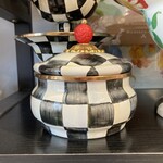 MacKenzie-Childs courtly check squashed pot