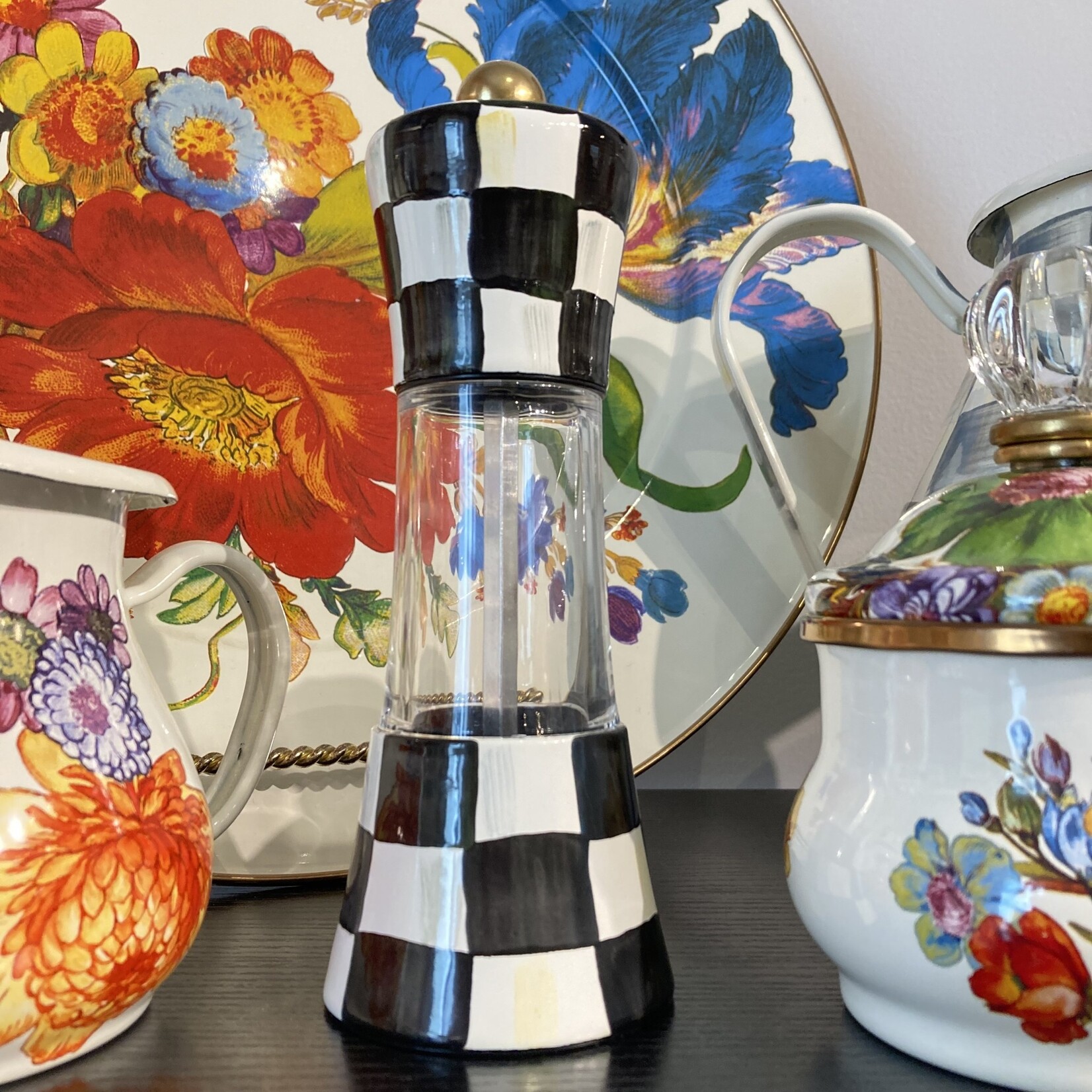 MacKenzie-Childs courtly check grinder