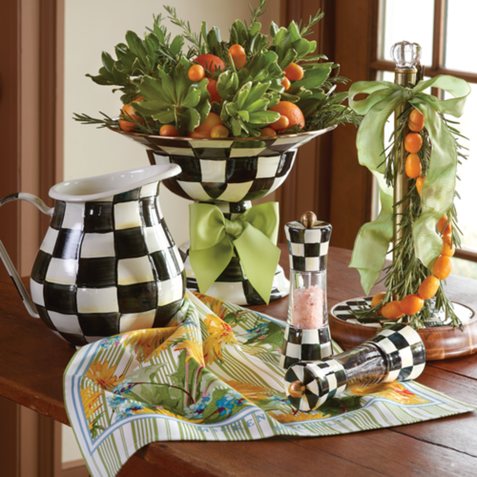 MacKenzie-Childs courtly check grinder