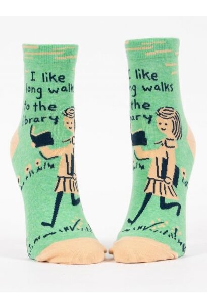Long Walks Library Ankle Sock