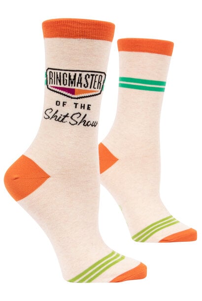 Ringmaster of the Shit Show Women's Crew Socks