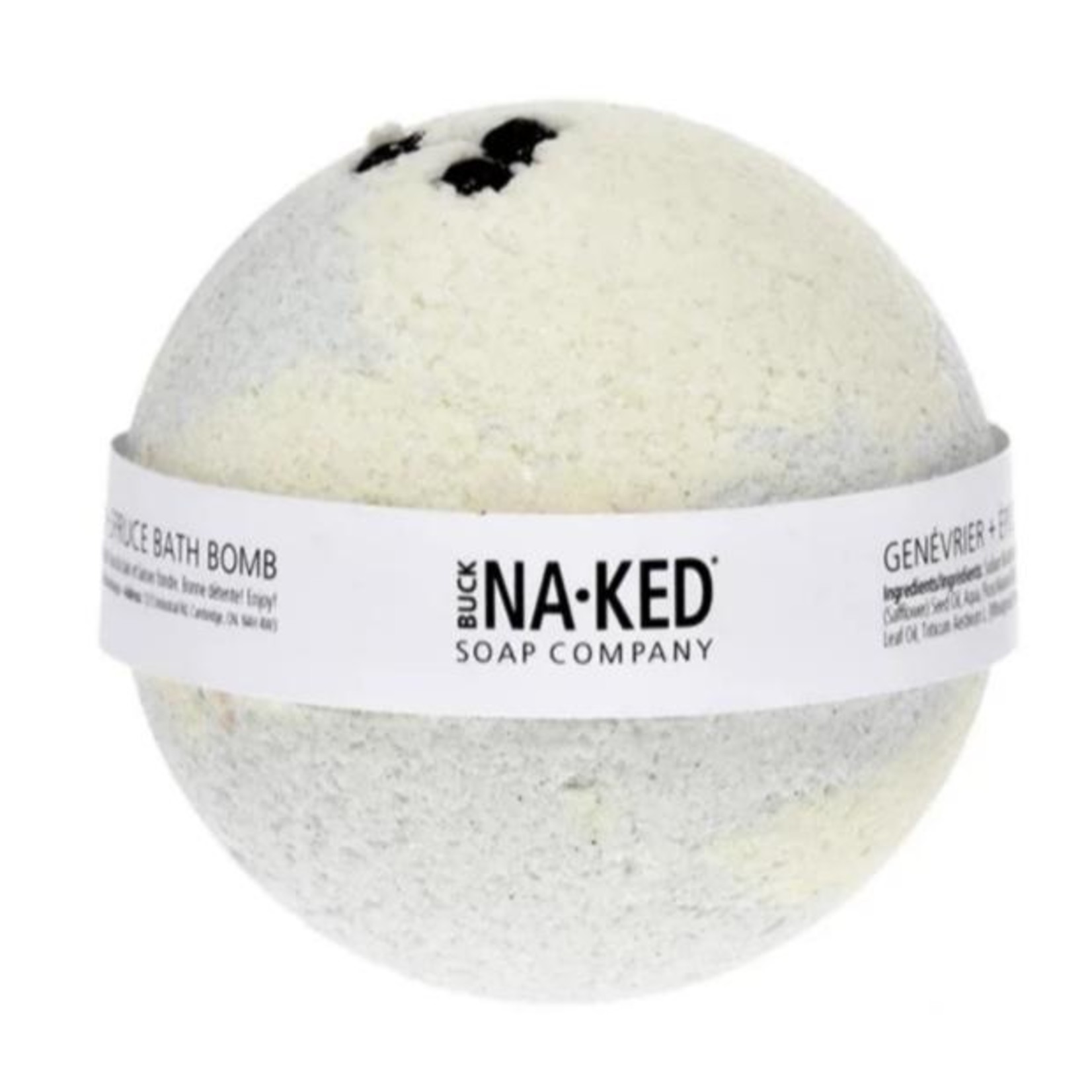 Buck Naked Soap Company Juniper and Spruce Bath Bomb