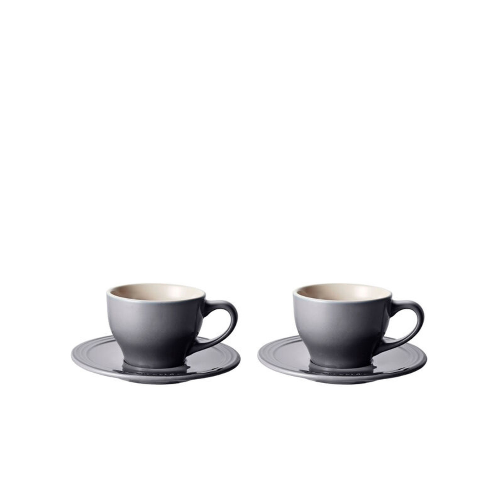 Le Creuset Classic .2 L Cappuccino Cups and Saucers (Set of 2