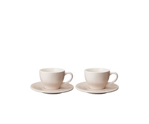 Le Creuset Set of 2 Cappuccino Cups & Saucers