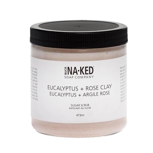 Eucalyptus & Rose Clay Sugar Scrub-1